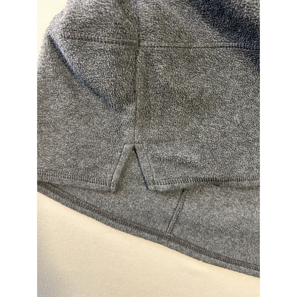 Faded Glory Women's Fleece Cardigan Jacket L 12/14 Gray Button Front Cozy - Picture 6 of 8
